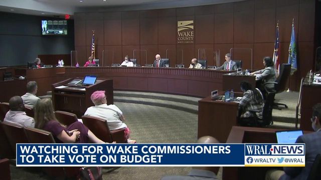 Wake commissioners to take vote on budget 