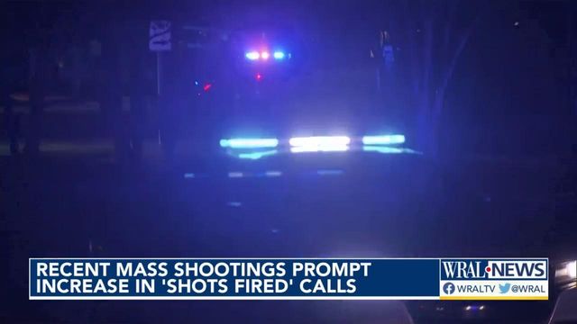 Surge in mass shootings affect police response to 'shots fired' calls