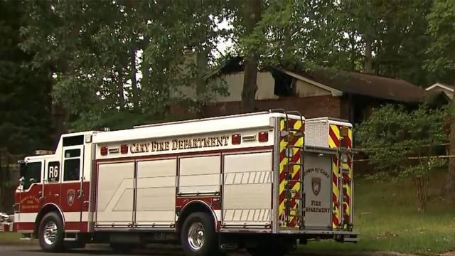 Three people injured in Cary house fire
