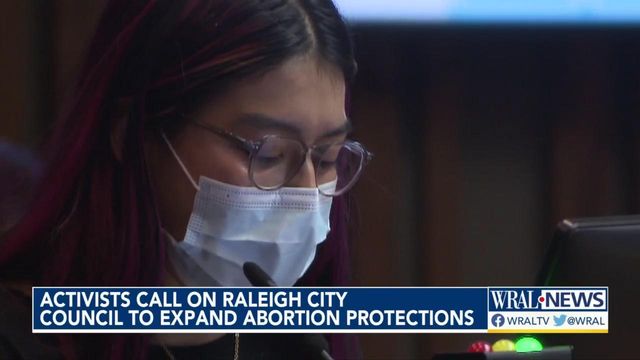 Activists call on expanded abortion protections in Raleigh 