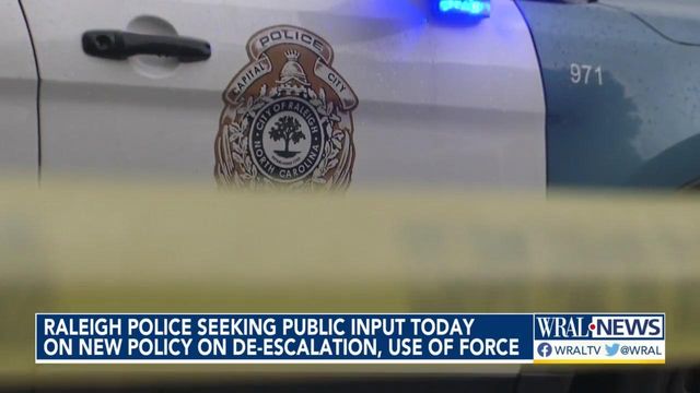 Raleigh police changing use of force policies