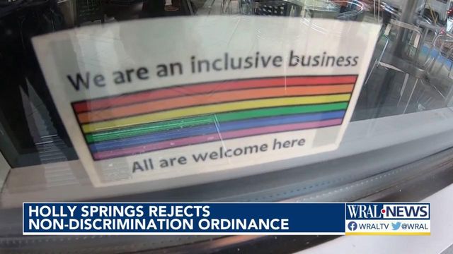 Citizens urge Holly Springs leaders to pass non-discrimination ordinance to protect LGBTQIA+ community