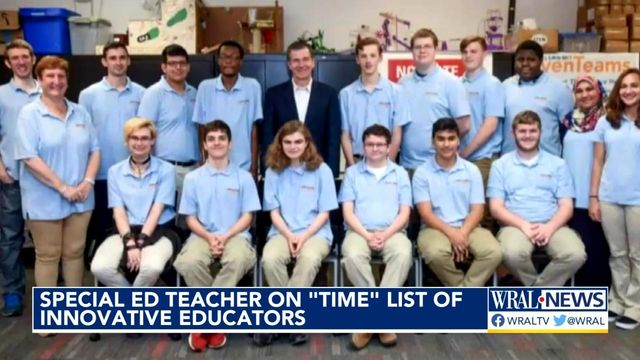 Special education teacher from Raleigh on TIME list of innovative educators 