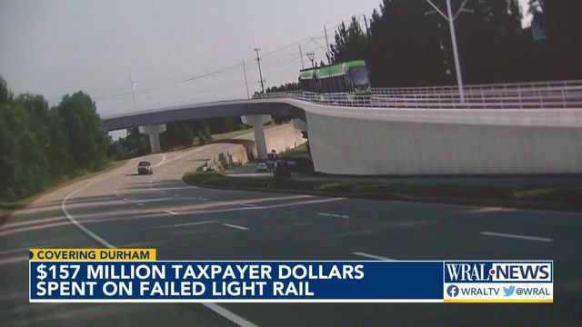 $175M taxpayer dollars spent on failed light rail
