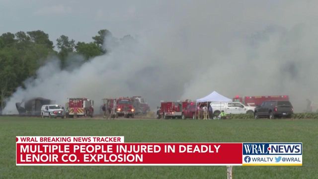 1 killed, 3 injured in Lenoir County explosion 