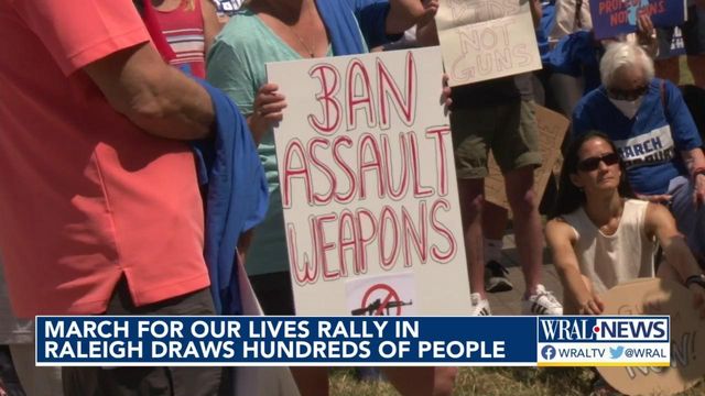 March for Our Lives rally in Raleigh draws hundreds 