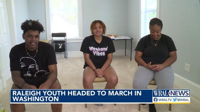 Following in footsteps of Civil Rights leaders: 40 young people from southeast Raleigh travel to DC rally 