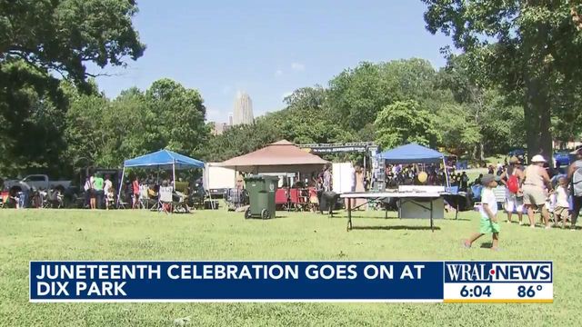Juneteenth celebration held in Dix Park 
