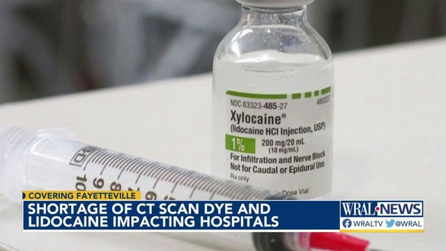 Shortage of CT scan dye and lidocaine impacting hospitals, delaying procedures 