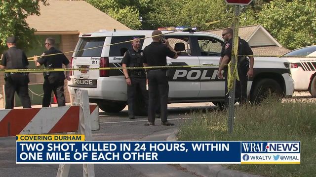 2 shot, killed in Durham in 24 hours within one mile of each other
