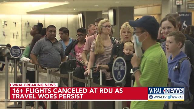 Flight delays and cancellations put dent in July 4th plans at RDU