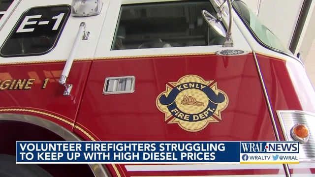 Volunteer firefighters struggling to keep up with high diesel prices