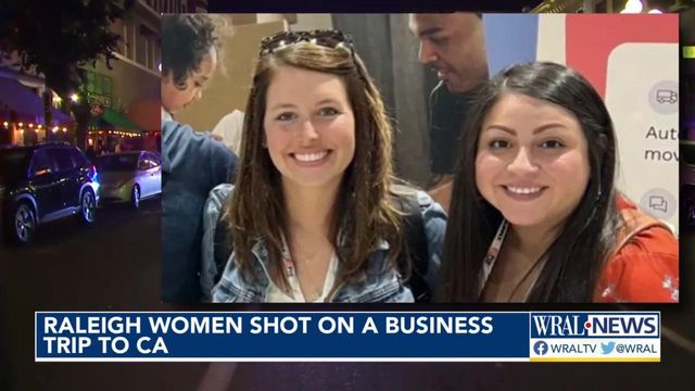 Raleigh women shot on a business trip to California 