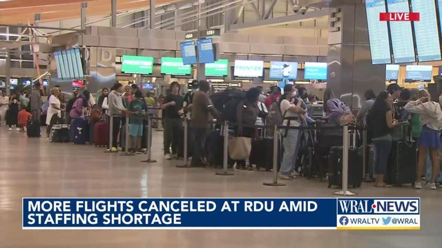 Frustration lingers at RDU as more flights cancelled
