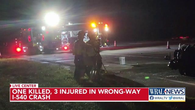 Wrong-way crash at I-540, Falls of Neuse Road claims one life