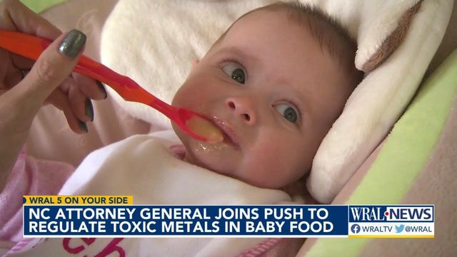 Attorney General wants to reduce toxic metals in baby food