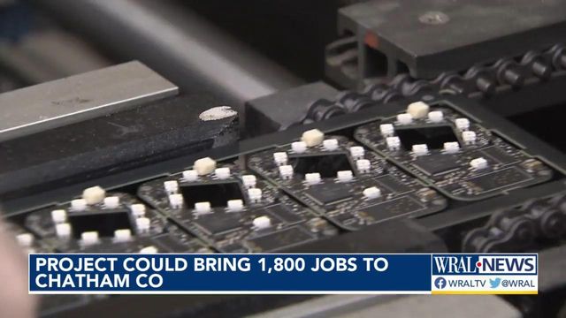 Proposed Chatham County plant could bring 1,800 jobs to the area