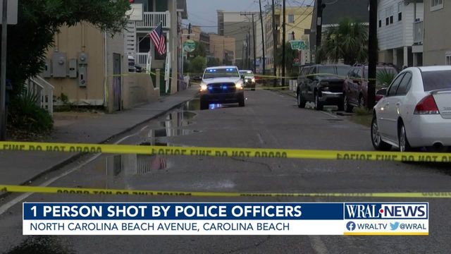 1 person shot by police in Carolina Beach 
