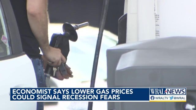 Economist says lower gas prices could signal recession fears