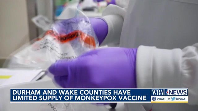 Monkeypox vaccine arrives in Raleigh, Durham