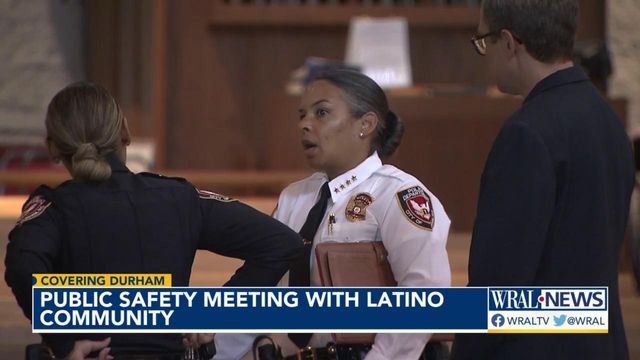 Public safety meeting held with Latino community in Durham