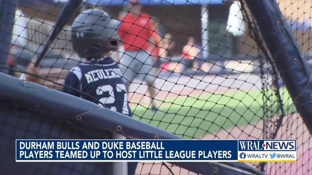 Durham bulls, Duke baseball team up to give Little League players a special night 