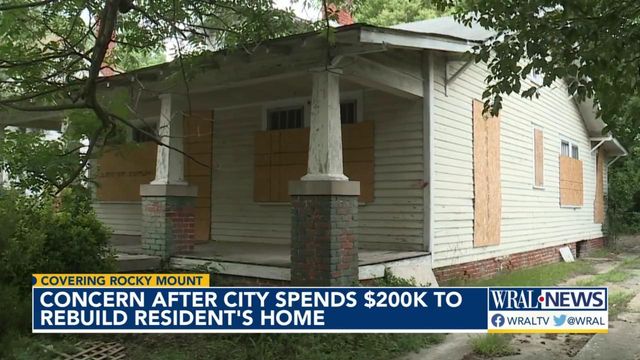 Rocky Mount residents concerned $200K of their taxpayer dollars going to build a new private citizen a home