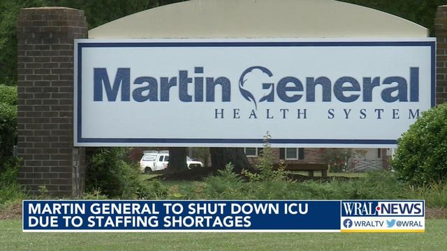 Martin General Hospital to shut down ICU due to staffing shortages 