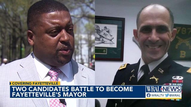 2 candidates battling to become Fayetteville's mayor 