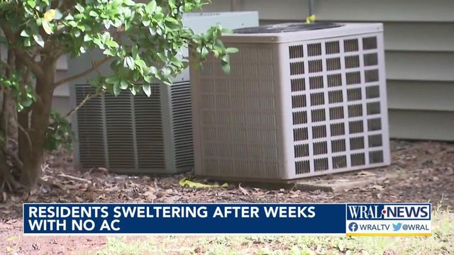 Hillsborough residents sweltering after weeks with no AC 
