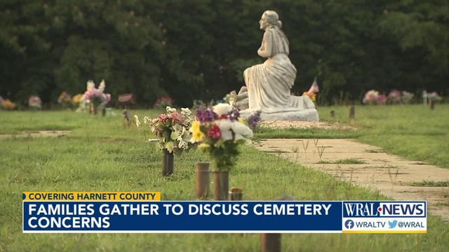 Families gather to discuss cemetery concerns in Dunn