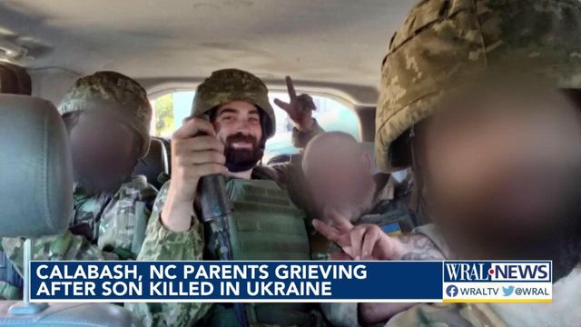 Parents of eastern NC man grieving after son's death in Ukraine