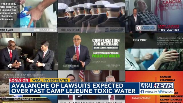 Avalanche of lawsuits expected over past Camp Lejeune toxic water