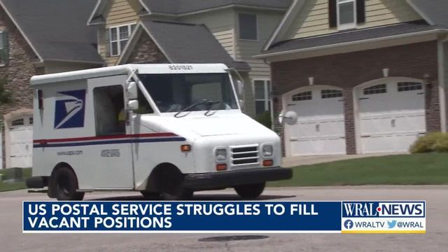US Postal Service struggles to fill vacant positions 