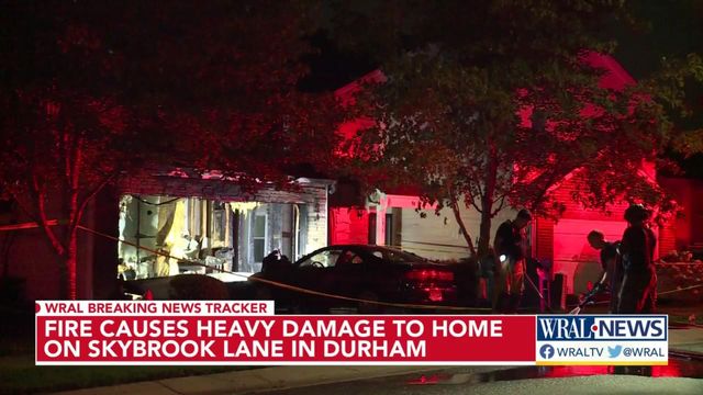 Durham home damaged in overnight fire