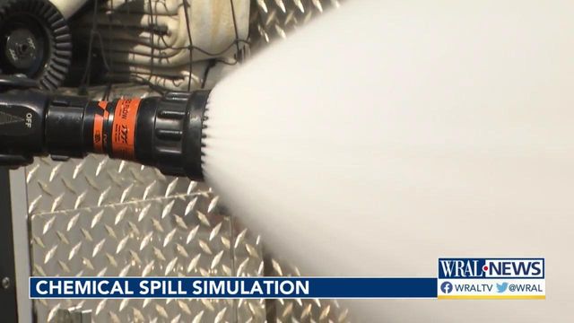 Chemical spill drill gives simulation of real-life disaster scenario