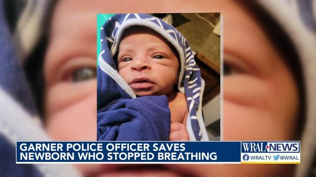 Garner police officer's heroic actions save infant's life 