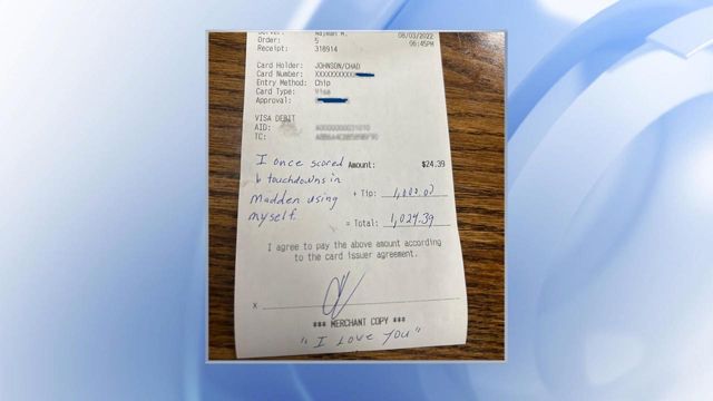 Chad 'Ochocinco' Johnson surprises Miami server with $1,000 tip