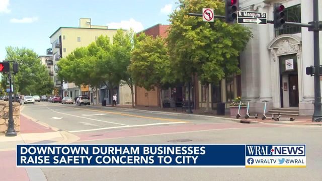 Downtown Durham businesses raise safety concerns to city