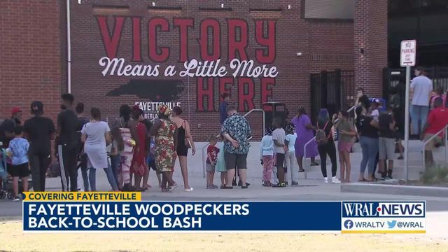 Fayetteville Woodpeckers host first Back-to-School Bash 