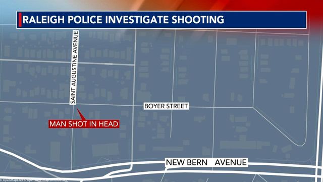 Man shot in head in Raleigh