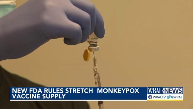 New FDA rules stretch monkeypox vaccine supply