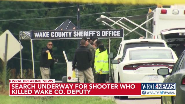 As manhunt enters 19th hour, investigators continue searching for person who shot Wake deputy 