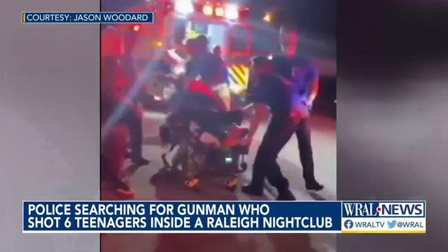 New video shows chaos, aftermath of 6 teens being shot at Raleigh nightclub 