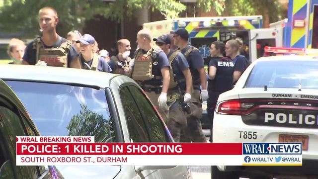 Fatal shooting brings dozens of police officers to Durham neighborhood 