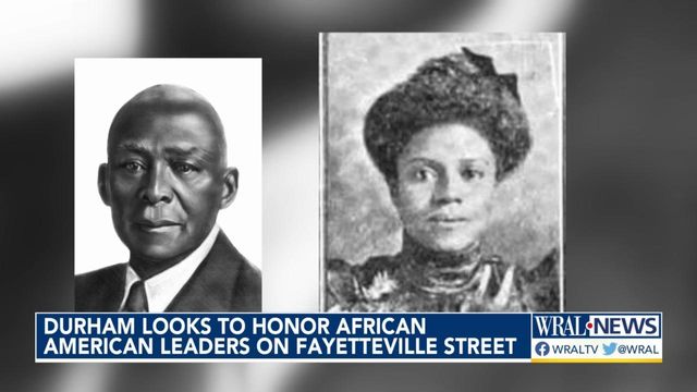 Two NCCU trailblazers could be memorialized along Fayetteville Street 
