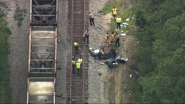 One killed in crash between car and train in Johnston County