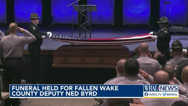 Funeral held for fallen Wake County deputy Ned Byrd