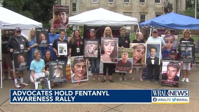 Advocates hold rally to spread awareness, remember those who died from Fentanyl overdoses