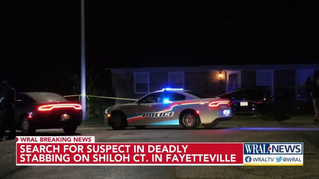 Search for suspect after deadly Fayetteville stabbing